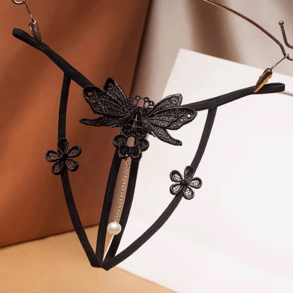 String avec Papillon et Perle 🦋