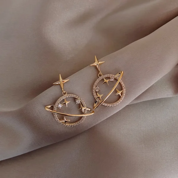 Boucles d'Oreilles - Élégance Cosmique