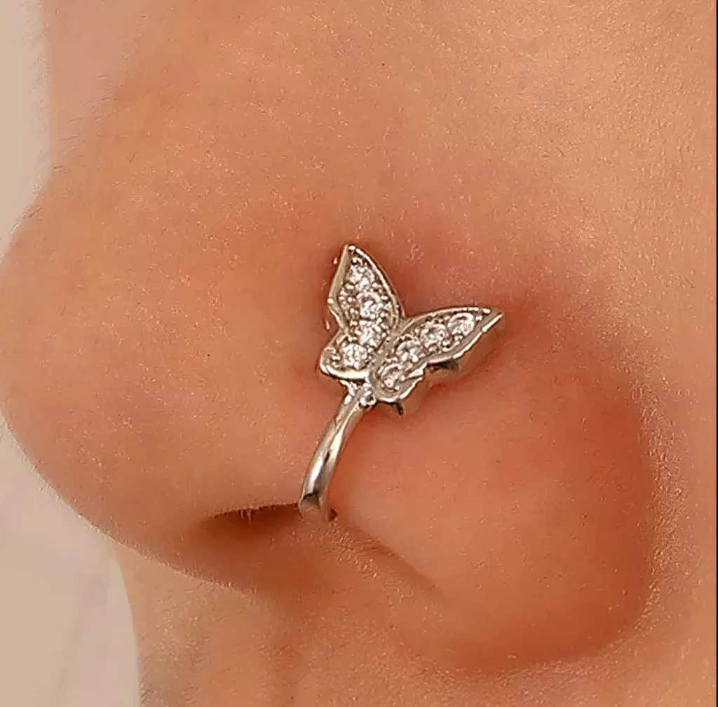Bijou de Nez - Papillon Étincelant 🦋 – Image 2