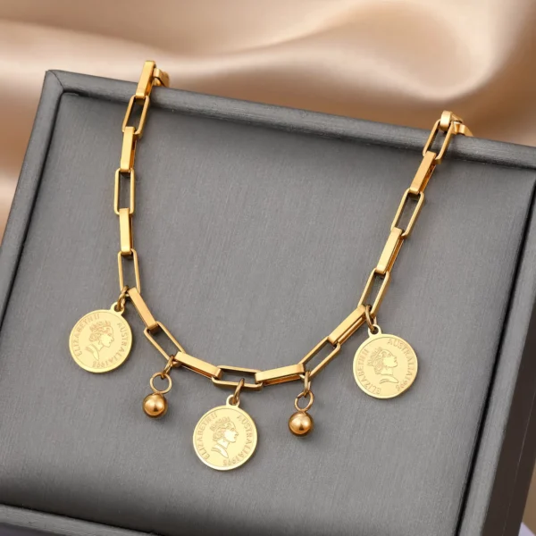 Bracelet avec Breloques Monnaie 📿
