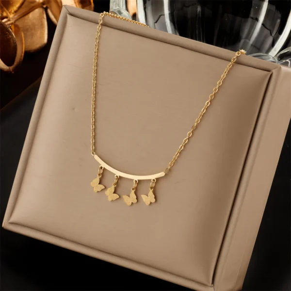 Collier Papillons Suspendus 🦋