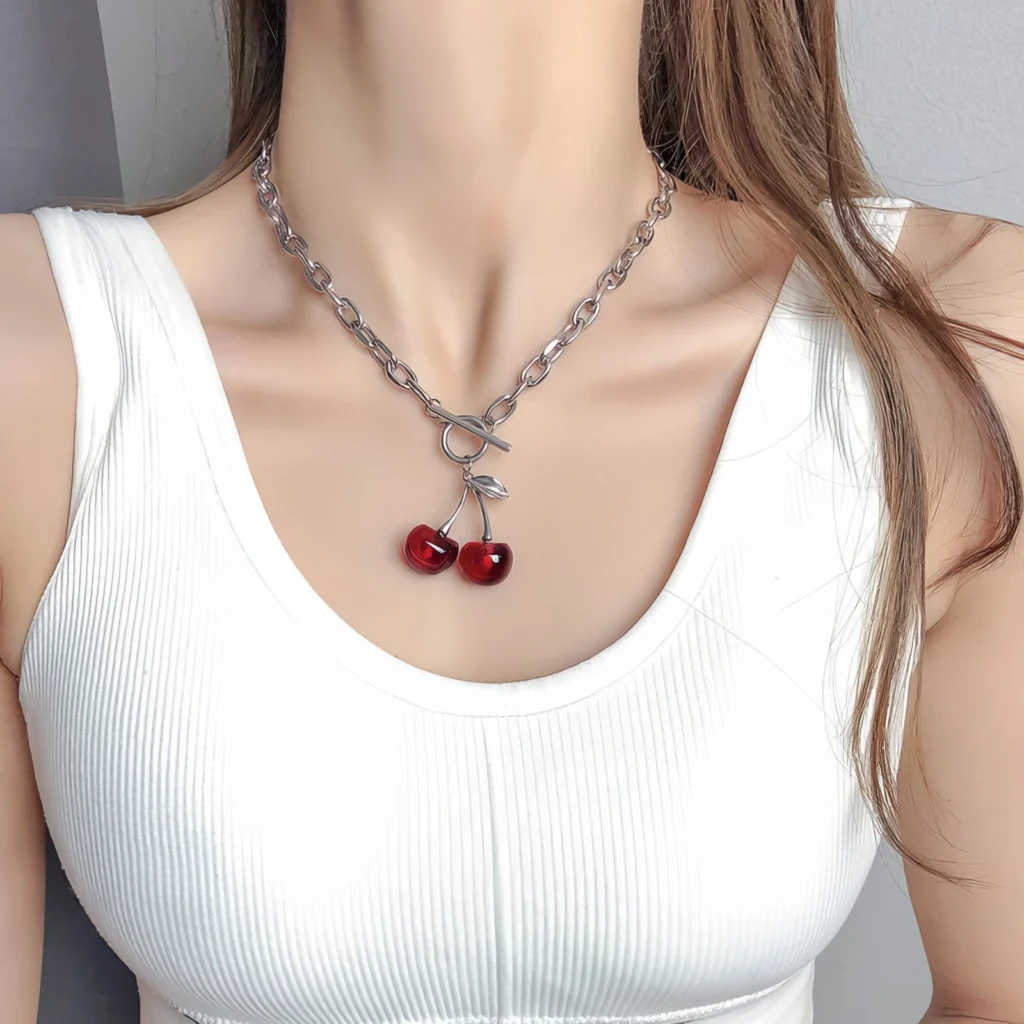 Collier Cerises - Style Audacieux 🍒 – Image 2