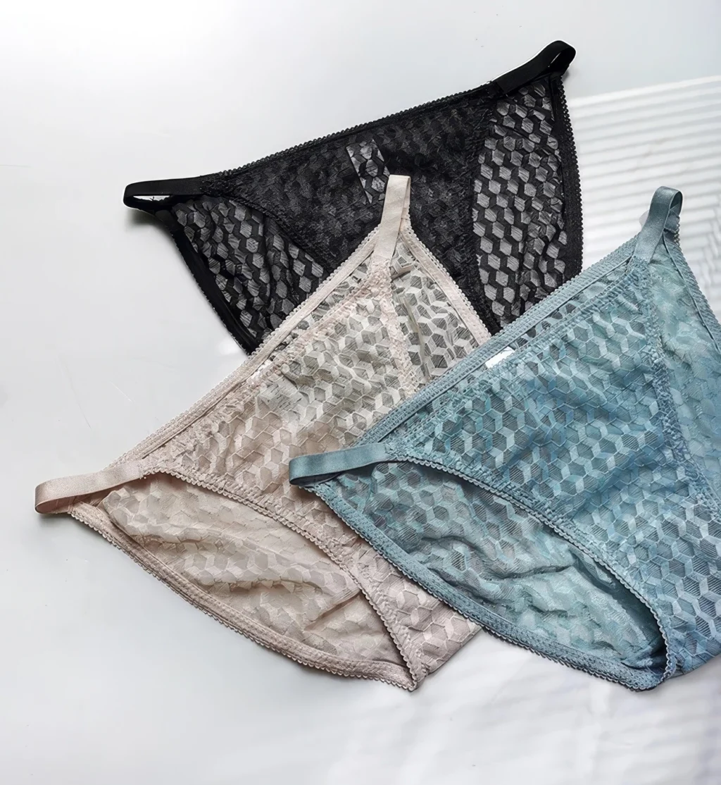 Culotte Dentelle Géométrique 🖤 – Image 7