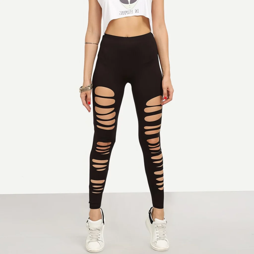 Legging Style Découpé Audacieux 🖤